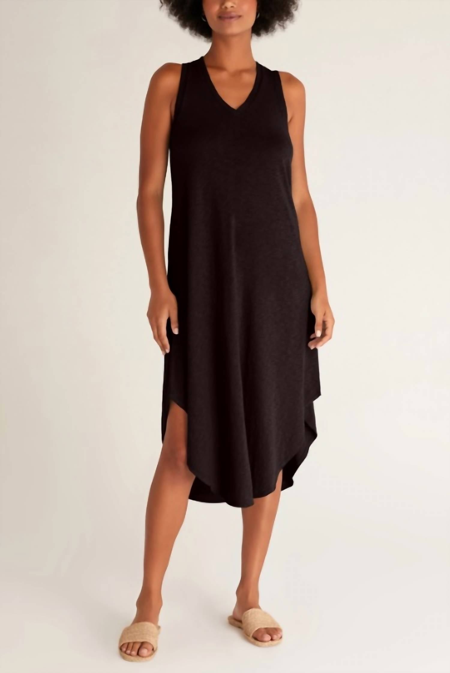 Z SUPPLY Reverie Woven Dress In Black