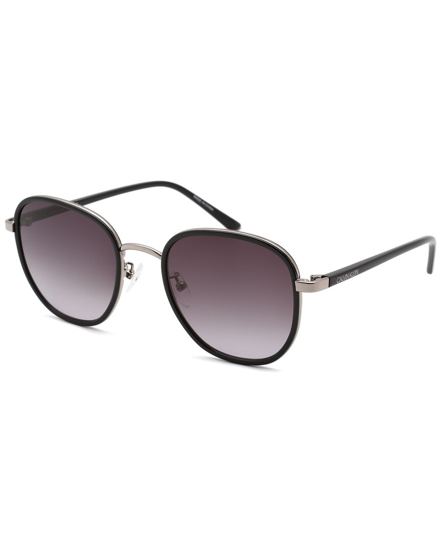 Calvin Klein Grey Gradient Round Unisex Sunglasses Ck19323sk 008