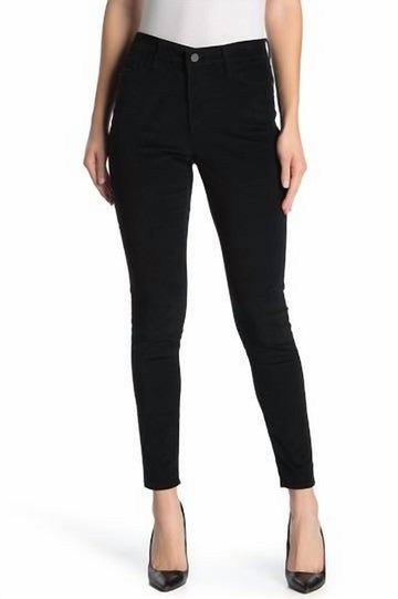 Sanctuary crushed velvet skinny pant in black