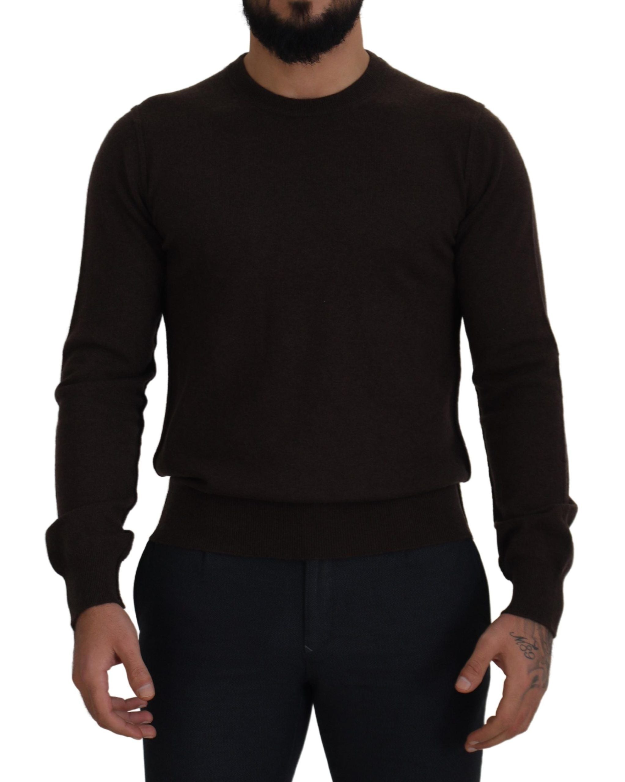 DOLCE & GABBANA Dolce & Gabbana  Cashmere Crew Neck Pullover Men's Sweater