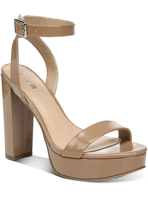 Bar III Ryanne Womens Patent Toe Loop Strappy Sandals | Shop