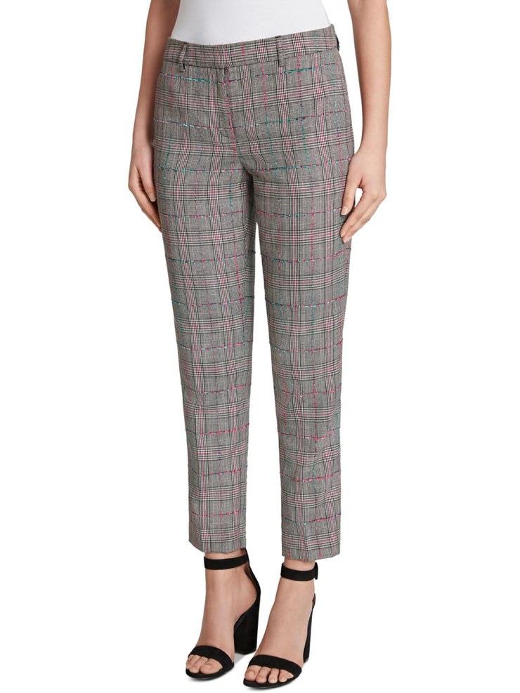 Tahari ASL Womens Plaid Embroidered Ankle Pants | Shop Premium Outlets