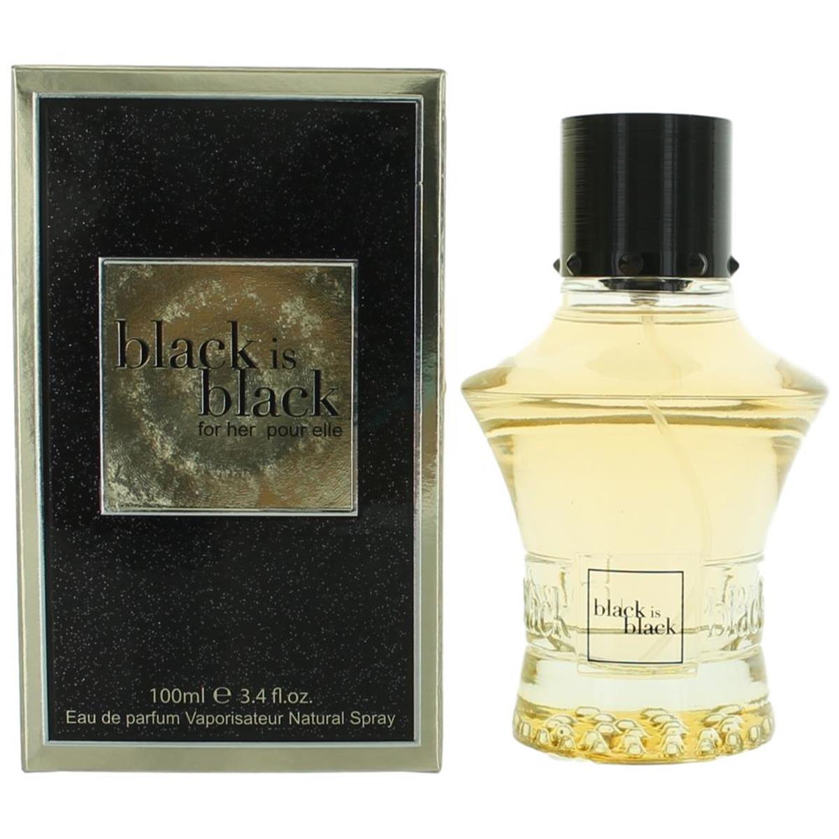 Shop Nuparfums Awbibh33sp 3.4 oz Black Is Black For Her Eau De Parfum Spray For Unisex