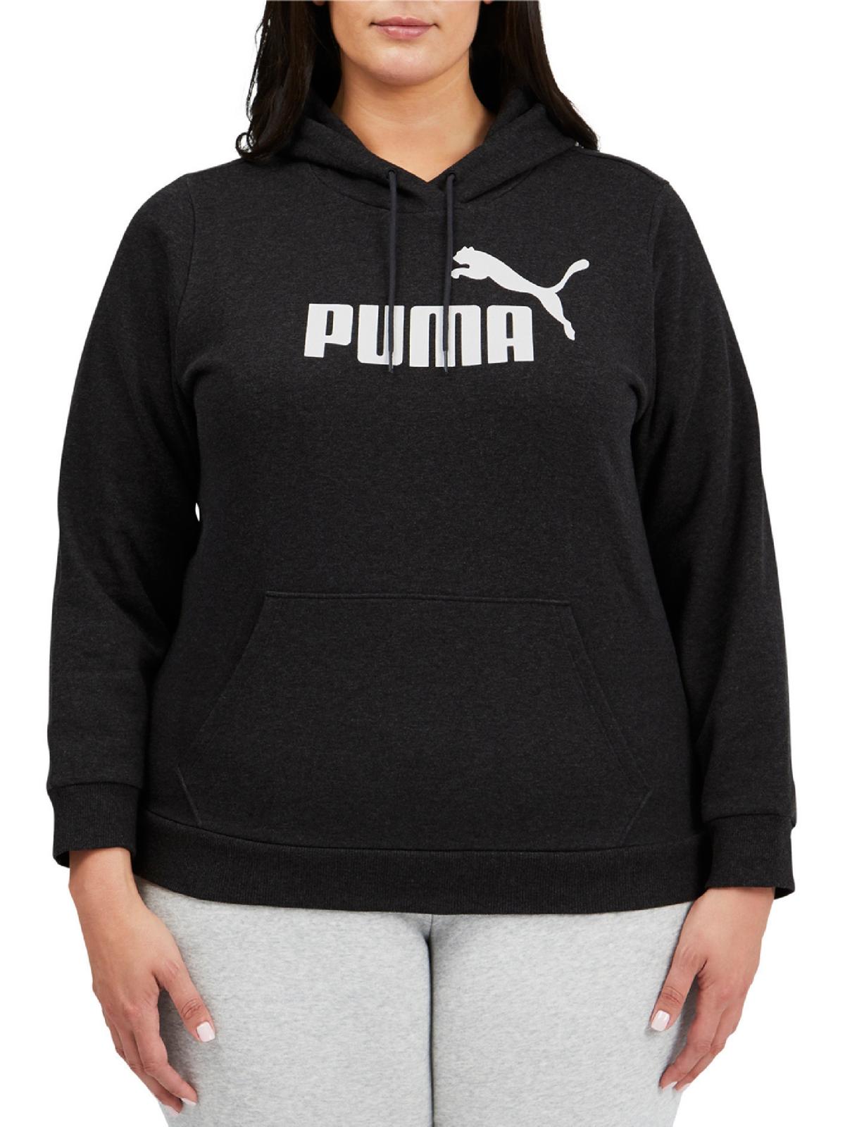 PUMA Plus Womens Cotton Logo Hoodie