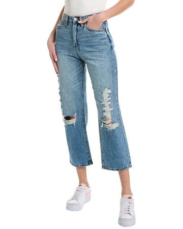 Blank NYC the baxter ribcage wildflower destruct straight jean