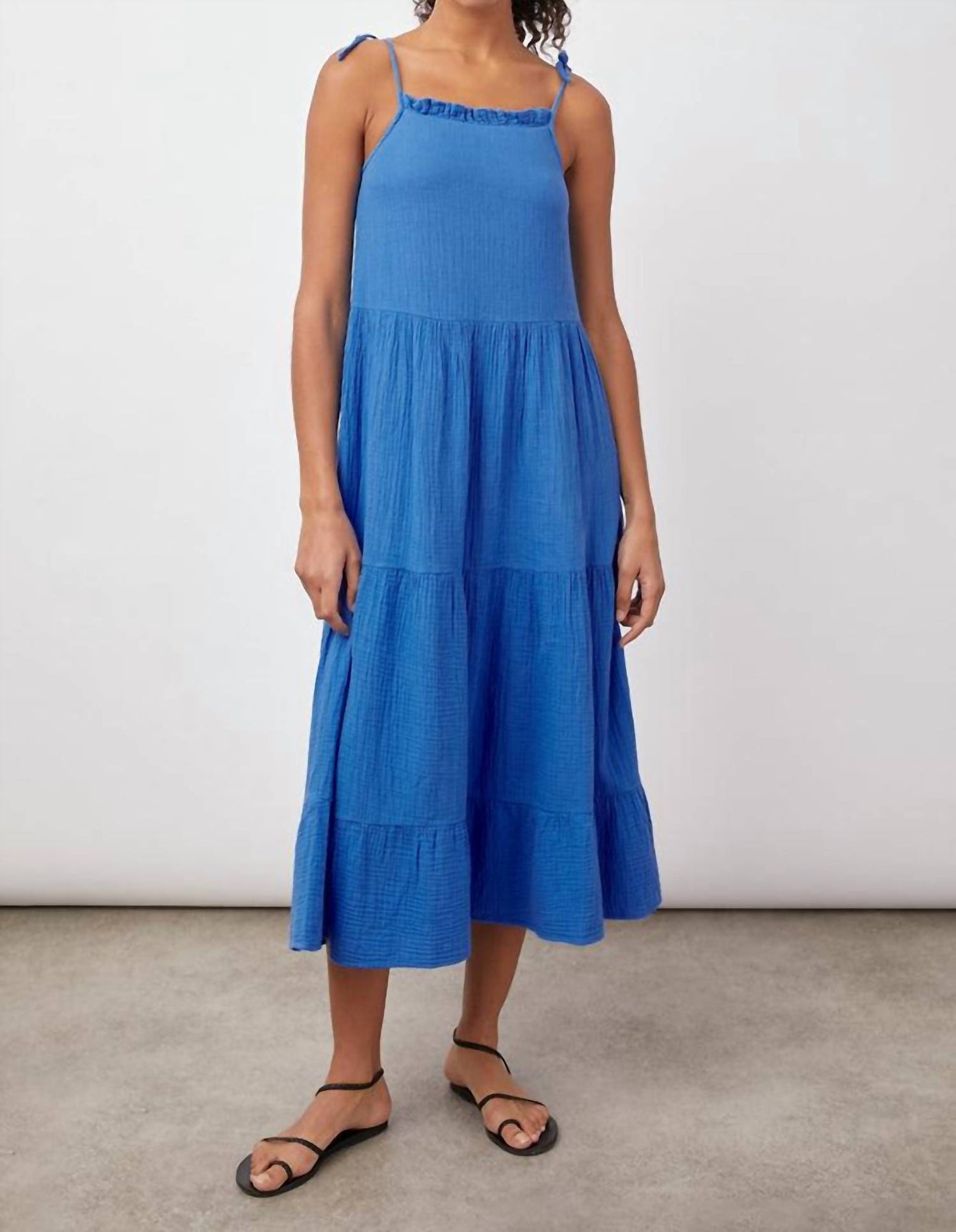 Rails Valeria Midi Dress in Palace Blue | Shop Premium Outlets
