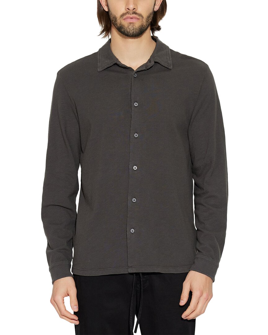 Shop Cotton Citizen Presley Button-down Shirt In Black