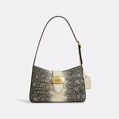 코치 COACH Outlet eliza shoulder bag,gold/natural