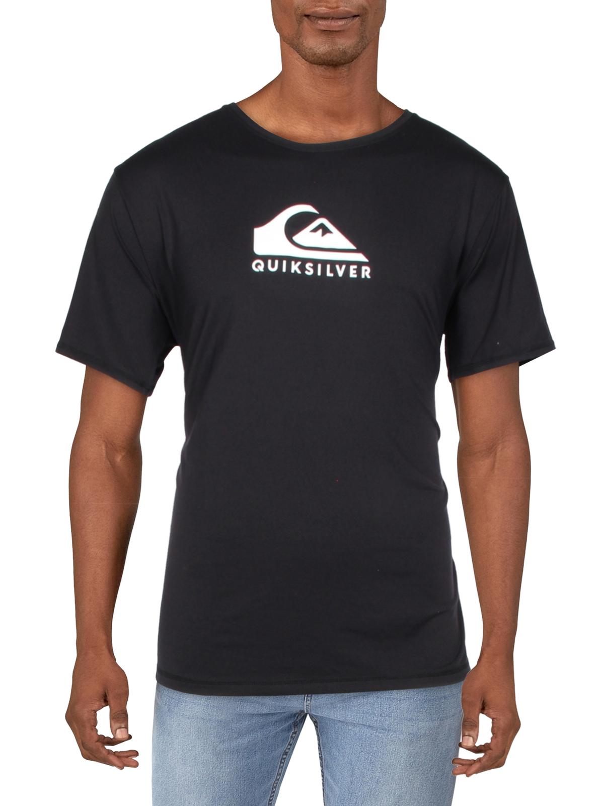 QUIKSILVER Mens Crewneck Short Sleeve Graphic T-Shirt