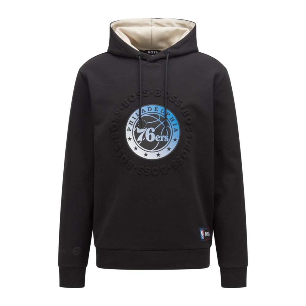 HUGO BOSS BOSS & NBA hooded sweatshirt with dual branding