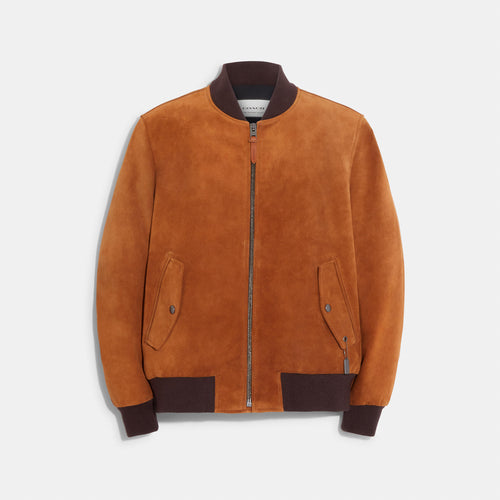 Coach Outlet Suede Bomber
