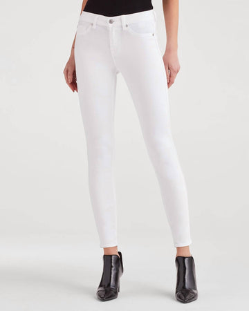 7 For All Mankind the skinny jean in clean white