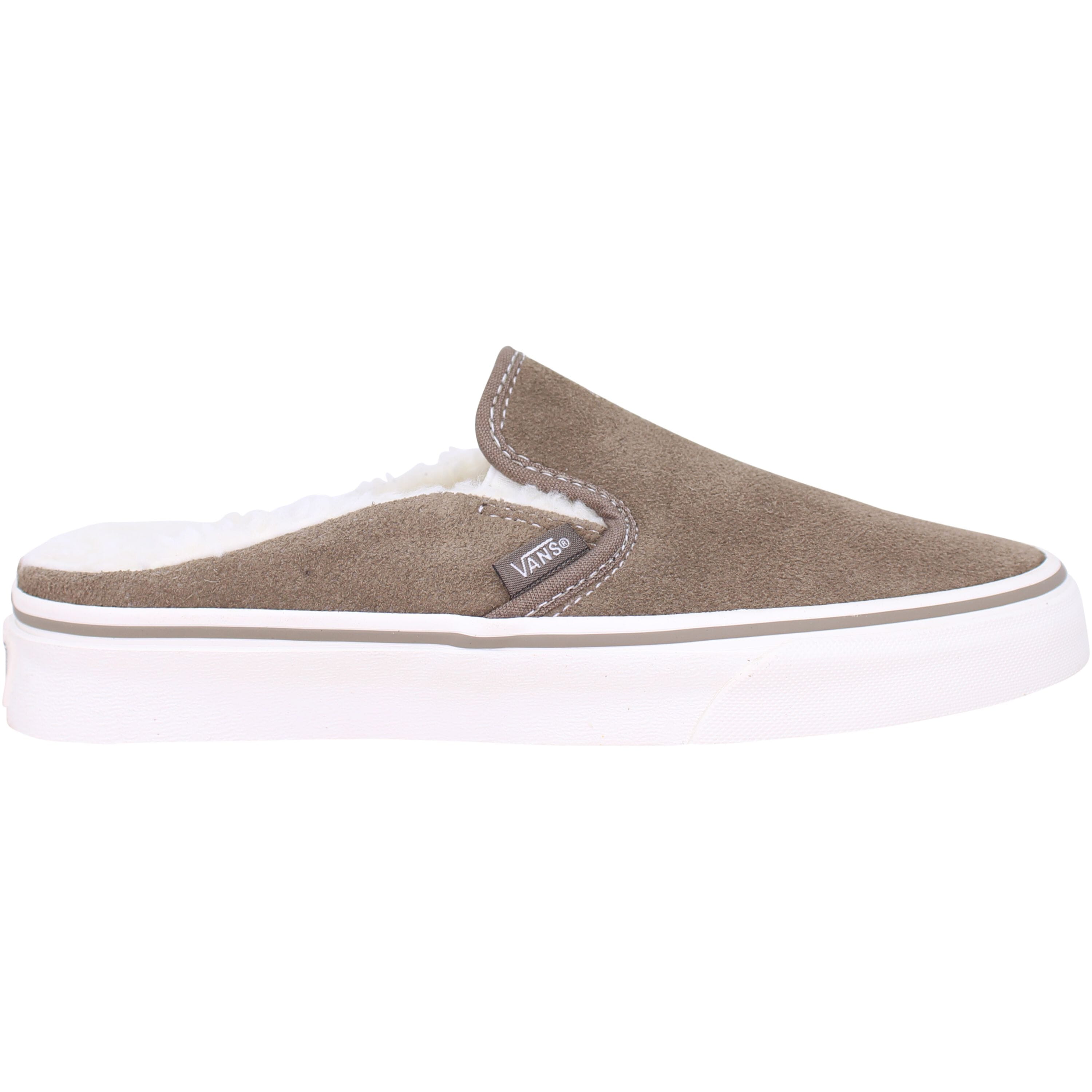 Vans Classic Slip-on Mule Cozy Sneakers In Walnut Brown | ModeSens