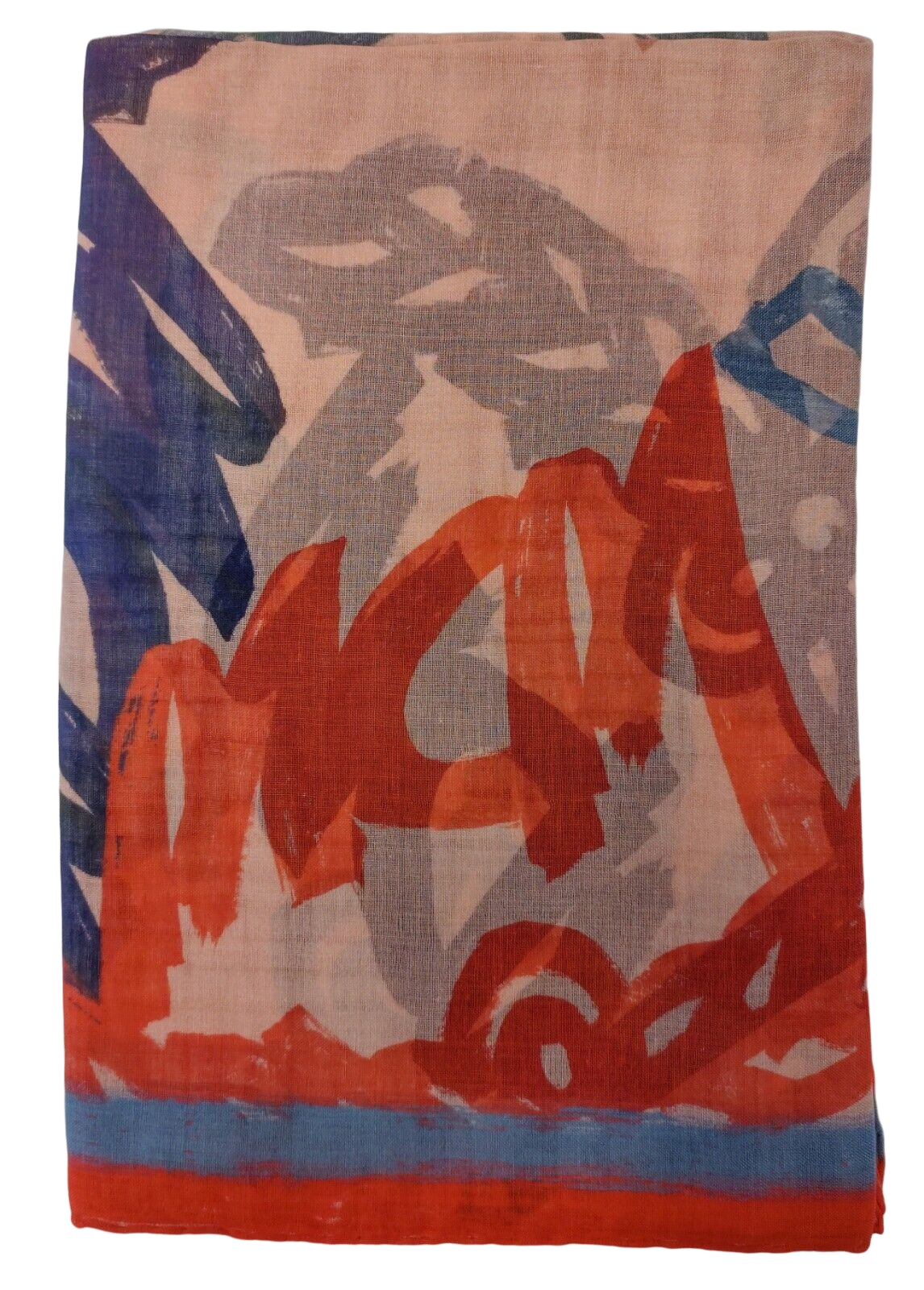 MCM MCM Women's Quartz pink Silk/Modal Jacquard Scarf with  Logo Edge