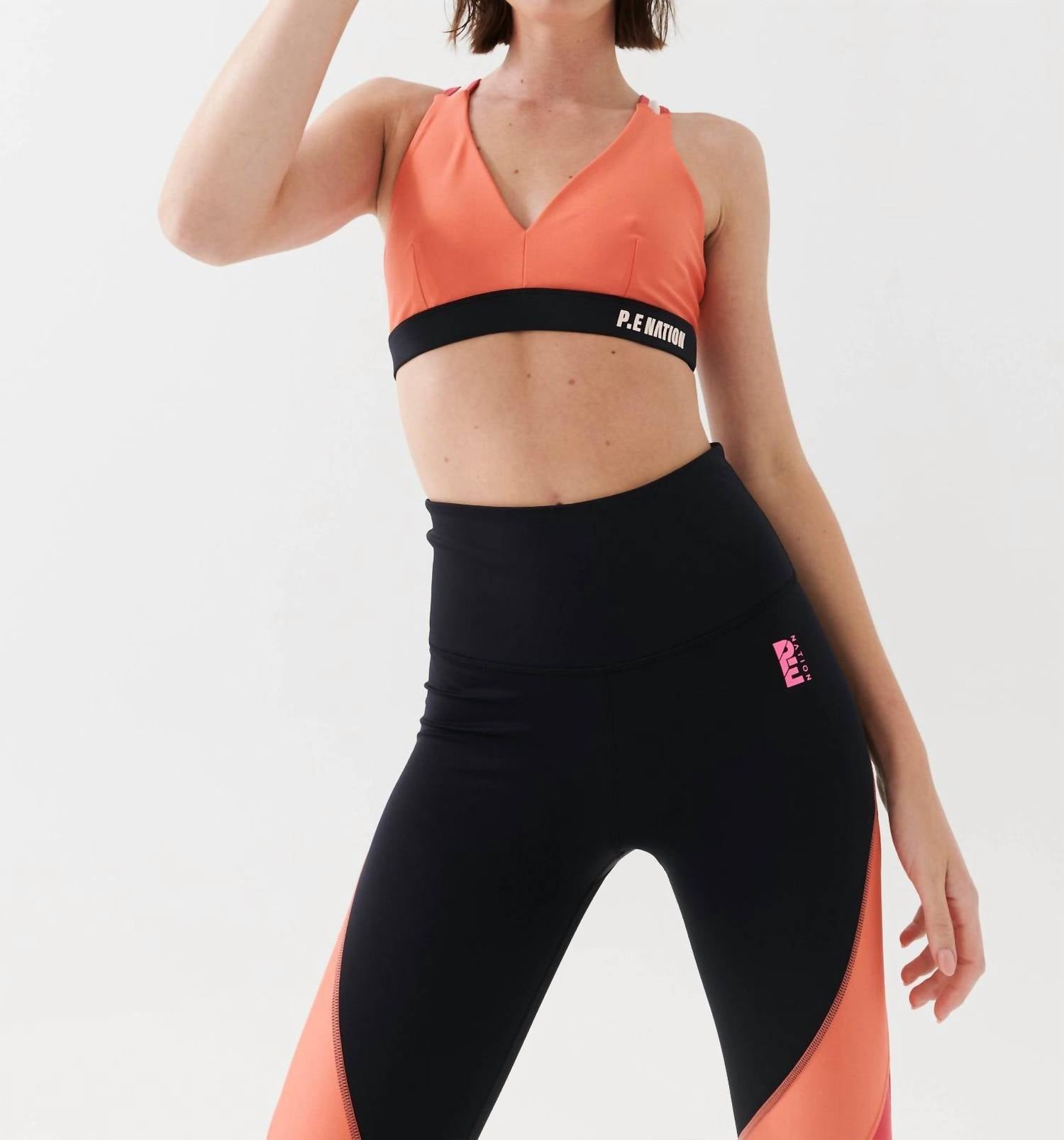 P.E Nation Racerback Sports Bra - Farfetch