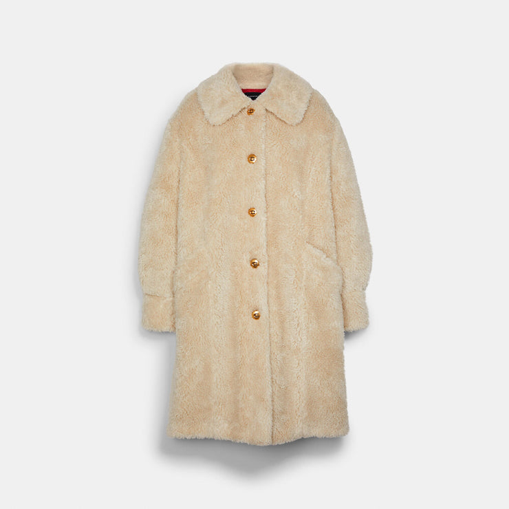 coach sherpa coat