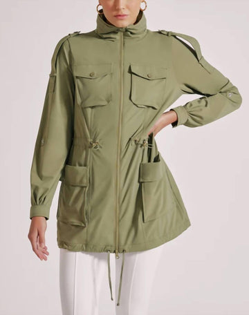 Blanc Noir mastermind anorak in olive drab