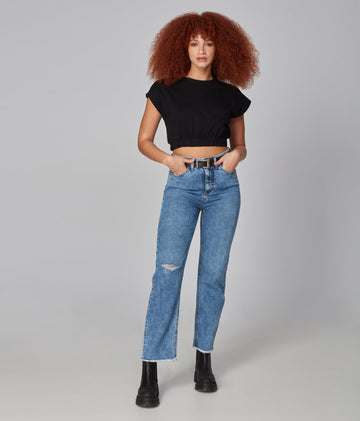 Lola Jeans denver-bm high rise straight jeans