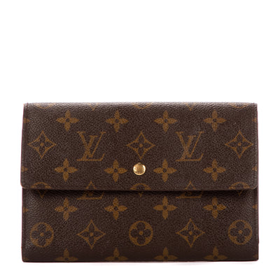 Louis Vuitton Limited Edition Takashi Murakami Cherry Blossom Monogram  Canvas International Wallet in Brown