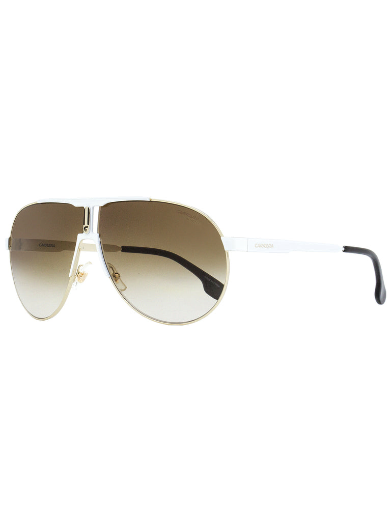 Carrera Unisex Pilot Sunglasses 1005/s B4eha White/gold 66mm | Shop Premium  Outlets