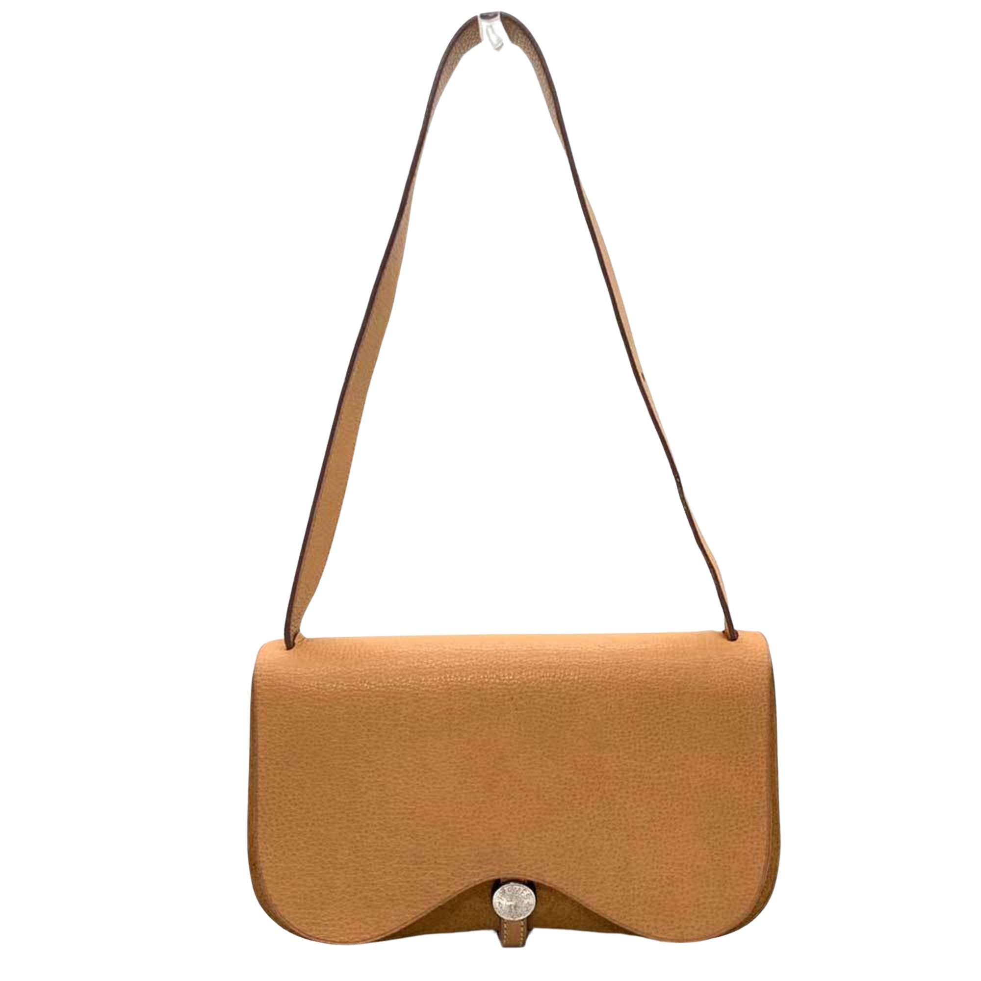 Shop Hermes Colorado Leather Shoulder Bag () In Brown