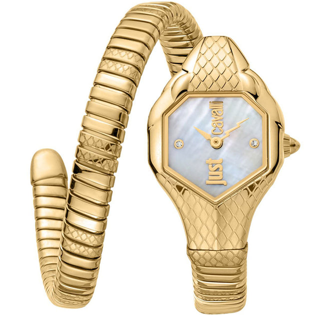 Just Cavalli Women's Serpente Mother Of Pearl Dial Watch | Shop Premium ...