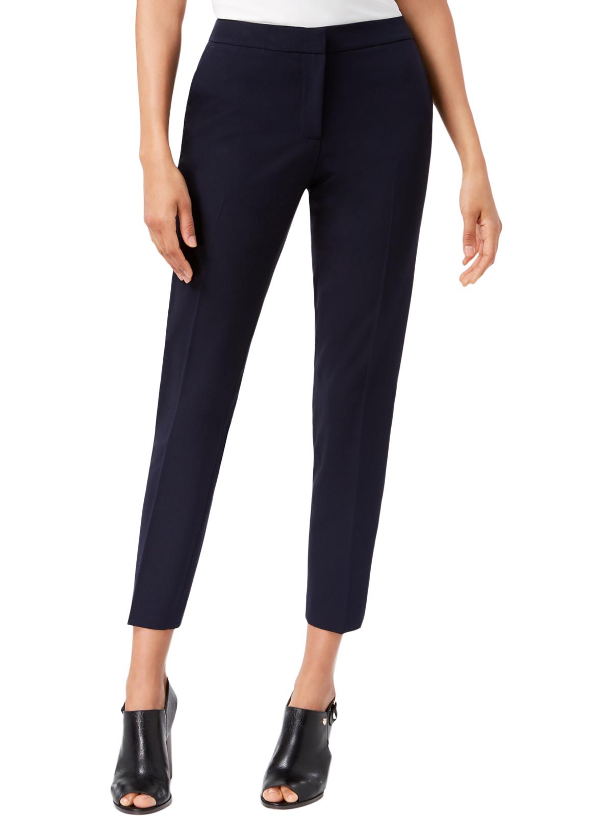 TOMMY HILFIGER Princeton Womens Skinny Ankle Tuxedo Pant