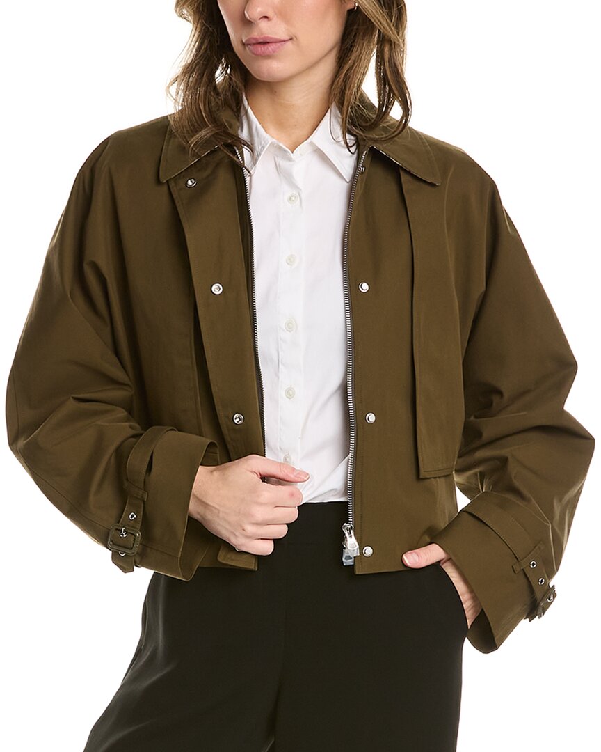 BURBERRY Burberry Tropical Gabardine Cropped Jacket