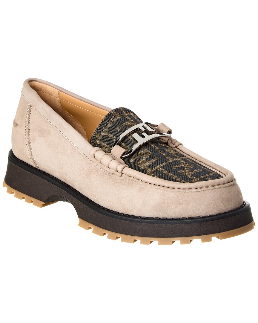 FENDI FENDI O'Lock FF Leather Loafer