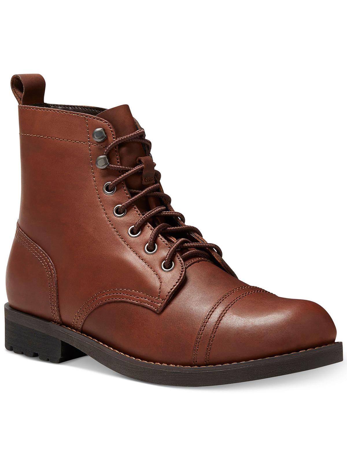 EASTLAND Jayce Mens Leather Memory Foam Combat & Lace-up Boots