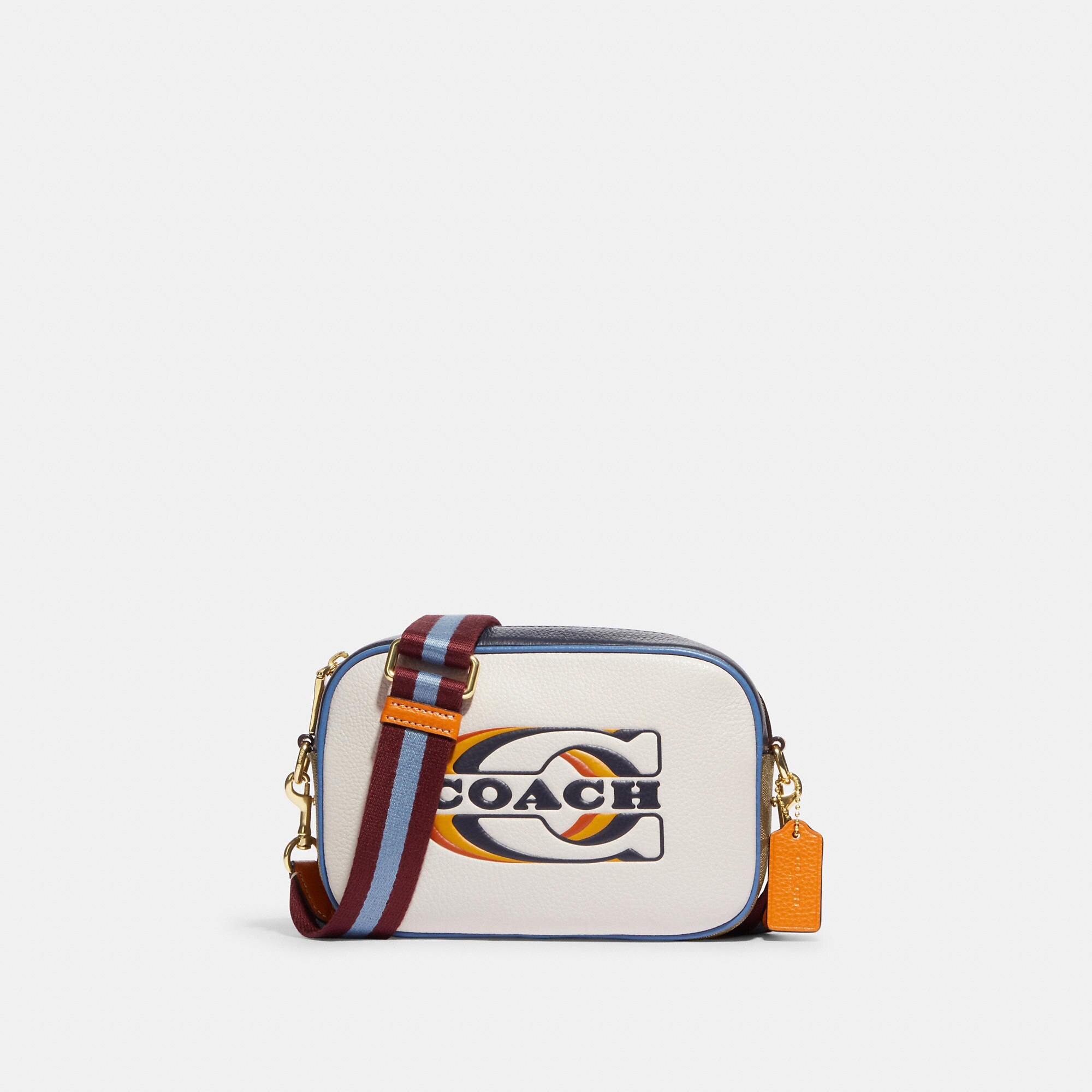 Coach Outlet Mini Jamie Camera Bag In Colorblock Signature Canvas With