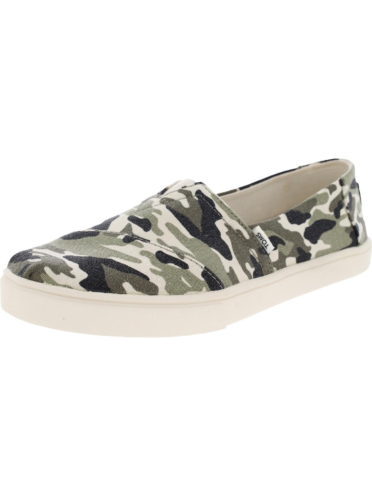 TOMS Alpargata Womens Slip On Flat Slip-On Sneakers