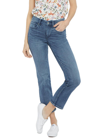 NYDJ petites marilyn womens denim straight fit ankle jeans