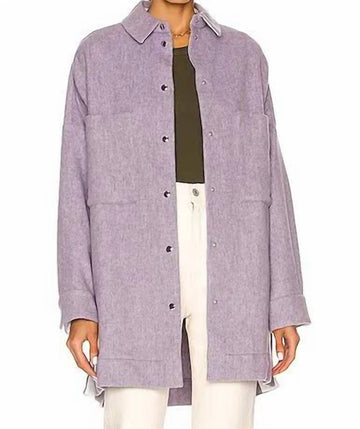 Iro bardak coat in lilac