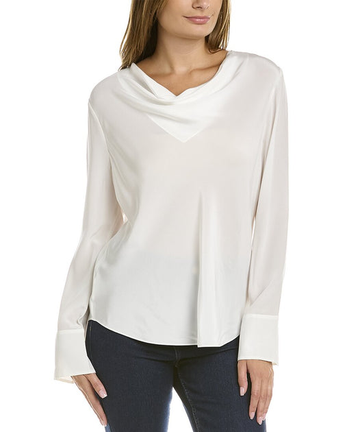 St. John Cowl Neck Silk Top – Shop Premium Outlets