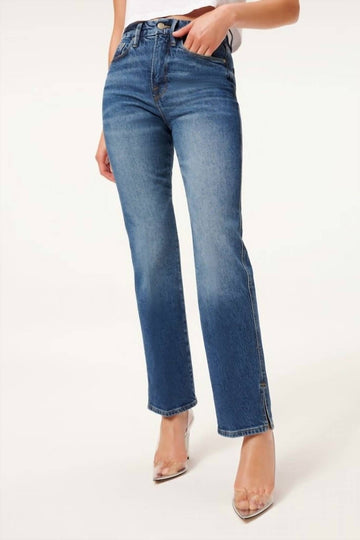 Good American good curve straight jeans in blue