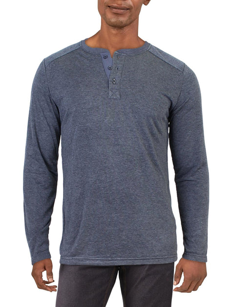 HeatKeep Mens Thermal Base Layer Henley Shirt | Shop Premium Outlets
