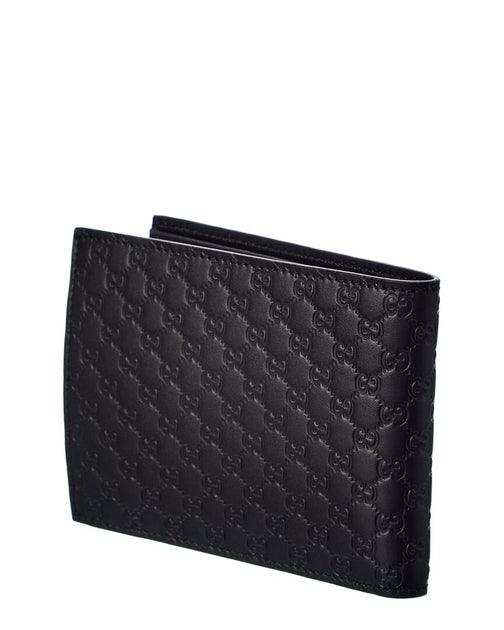 Gucci Microssima Leather Bifold Wallet | Shop Premium Outlets
