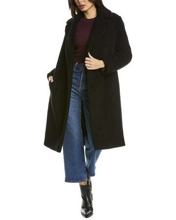 Cinzia Rocca icons teddy wool-blend coat