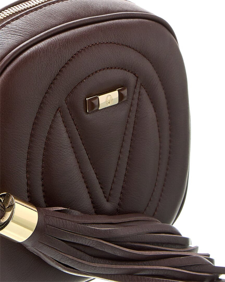 dak Strikt plastic Valentino by Mario Valentino Nina Sauvage Leather Crossbody | Shop Premium  Outlets