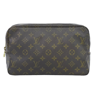 Louis Vuitton Orsay Brown Canvas Clutch Bag (Pre-Owned)