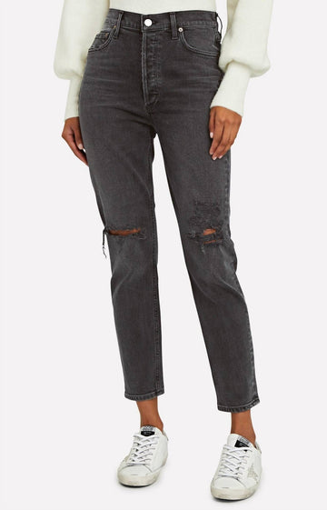 Agolde nico high rise skinny jeans in cassette