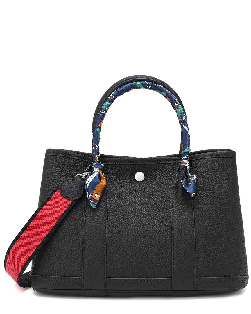 Top Grain Leather Bag Women, Leather Garden Party