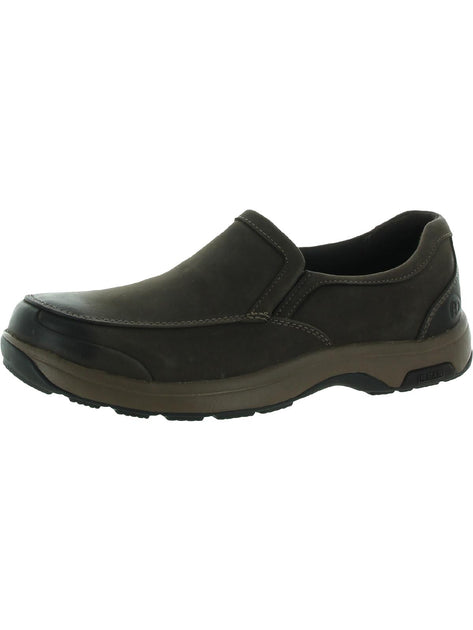 Dunham Battery Park Mens Nubuck Waterproof Slip On Shoes | Shop Premium ...