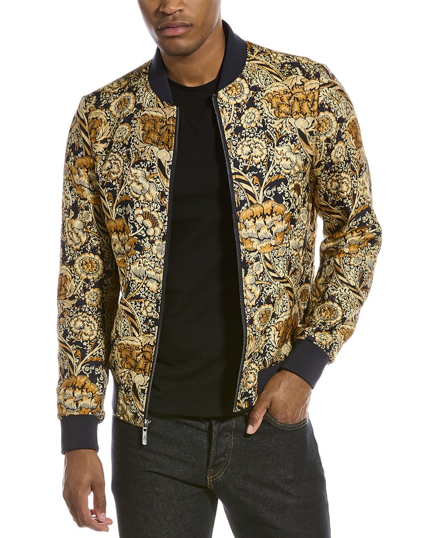 Hyde Bomber Jacket - slim - Navy Iconic Bees – Paisley & Gray