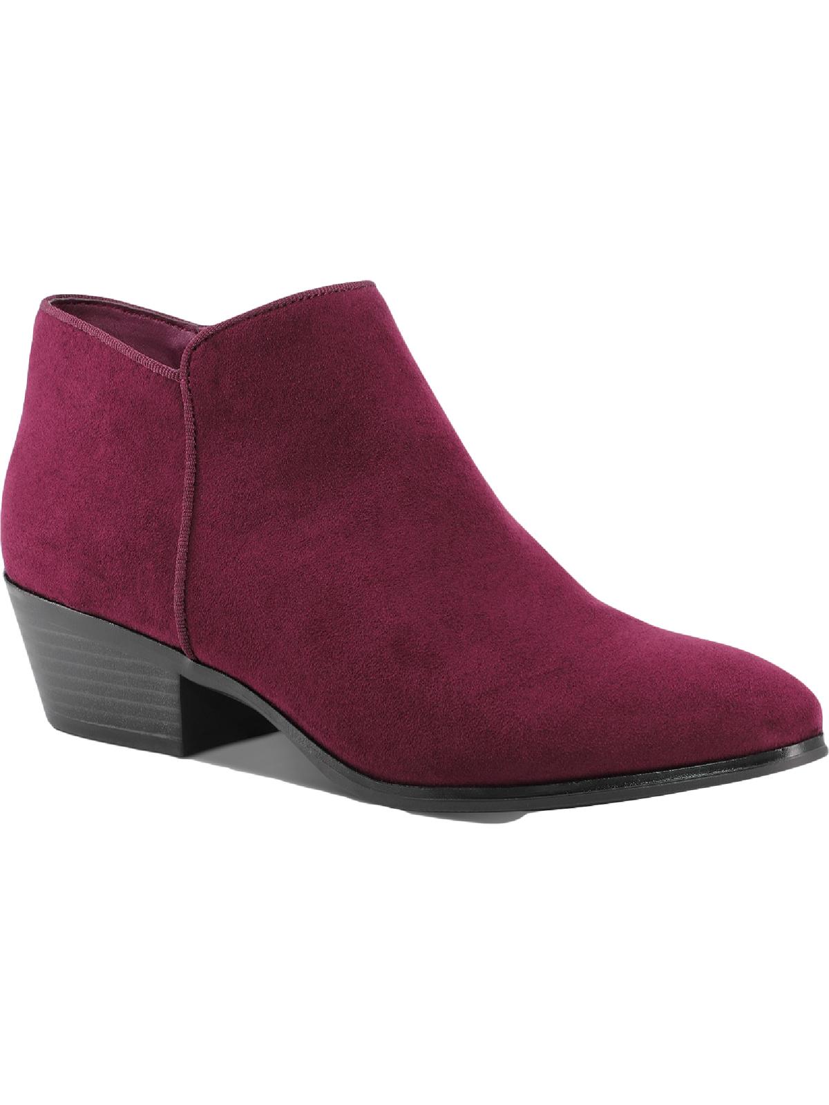 STYLE & CO Wileyy  Womens Faux Suede Comfort Booties