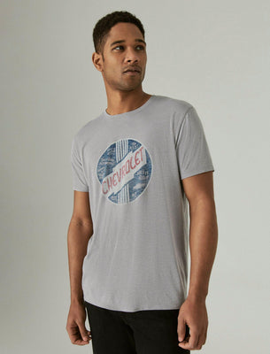 VENICE BURNOUT V-NECK TEE