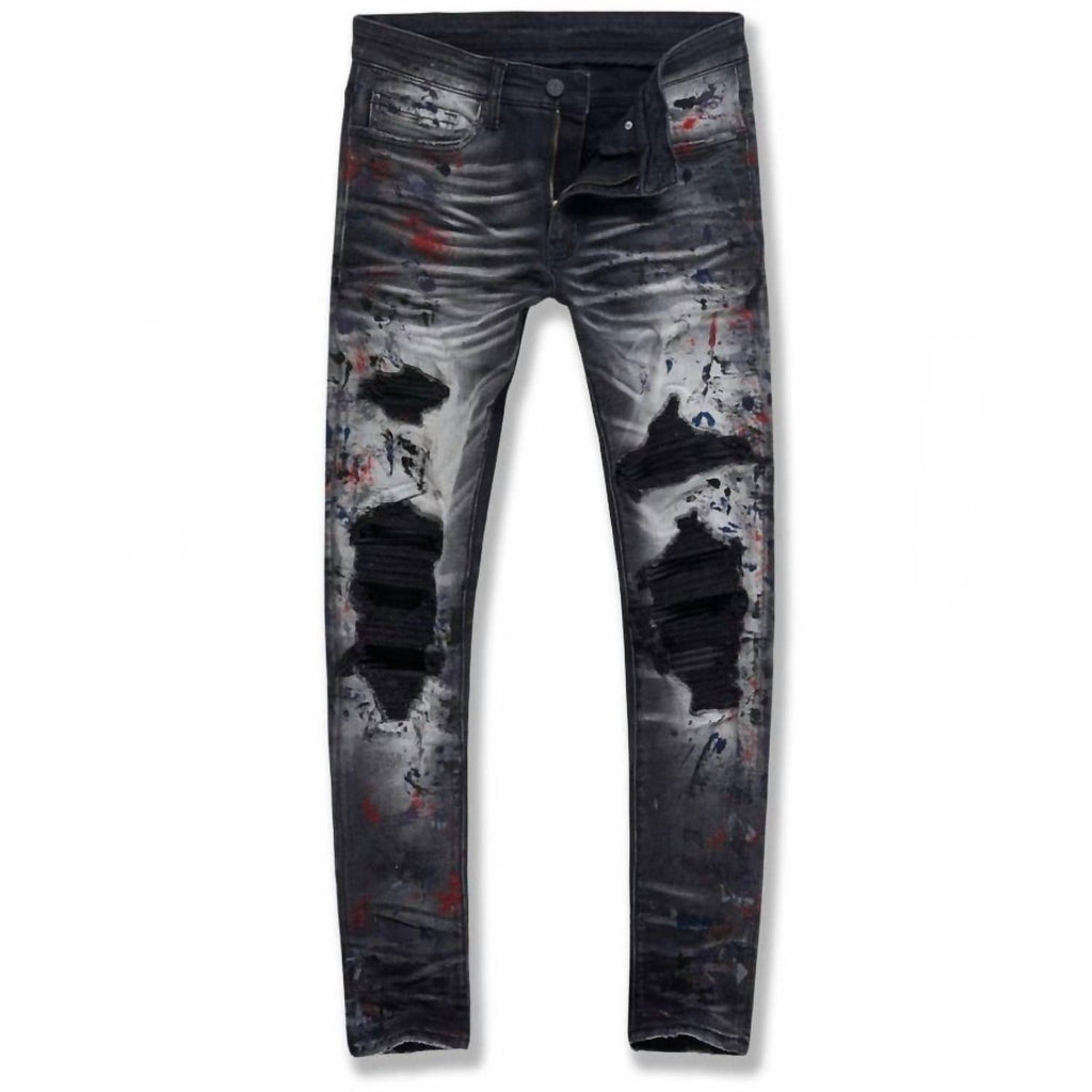 Jordan Craig Men'S Sean Reign Denim Jean in Industrial Black