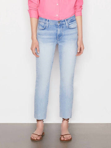 Frame le high straight jean in kerwin