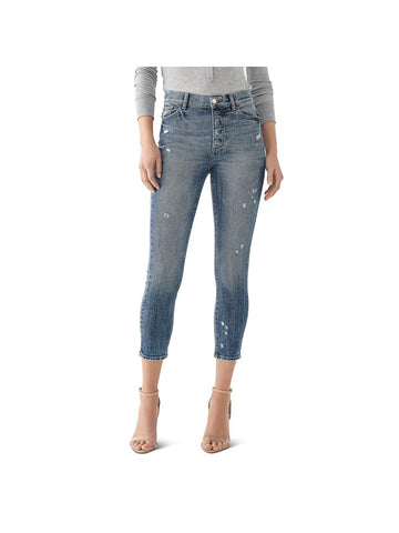 DL1961 farrow womens skinny distressed cropped jeans